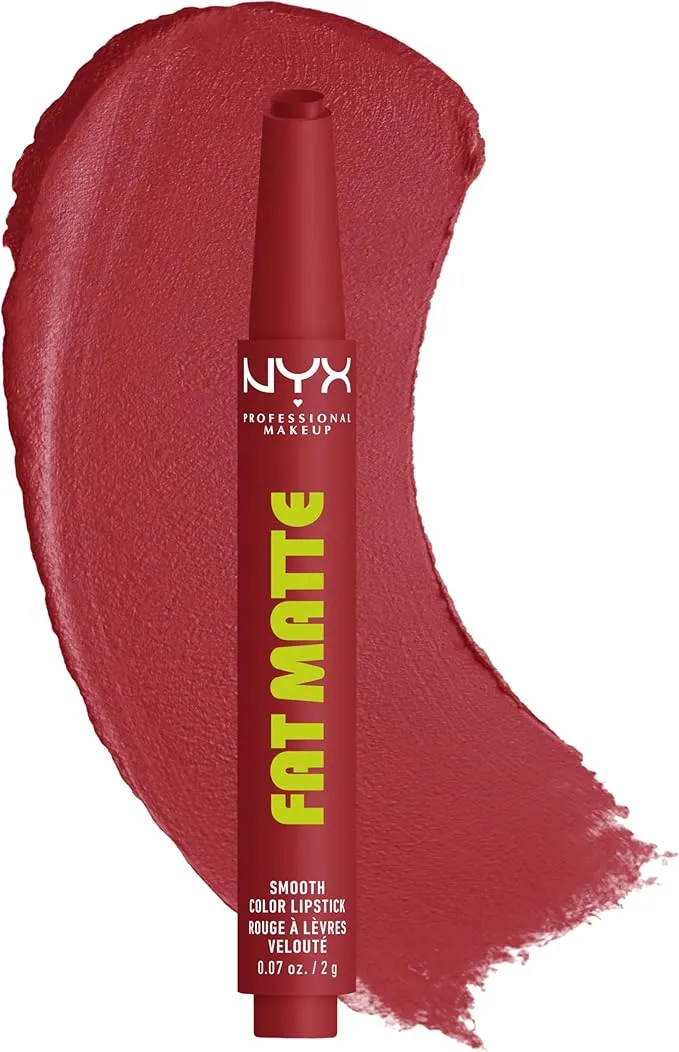 NYX Professional Makeup Fat Matte Lip Balm, Tono Mauve Cloud