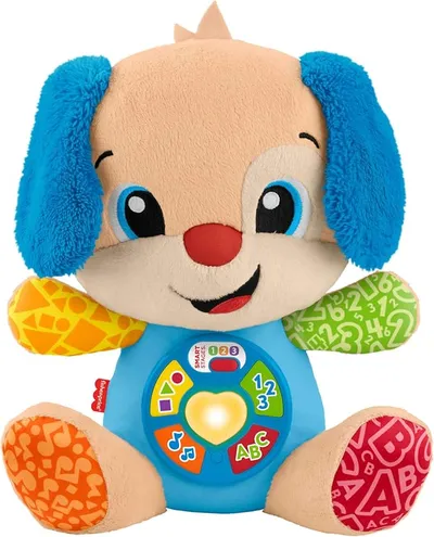 Fisher-Price Perrito Risas y Juego con Smart Stages Peluche Musical para Bebés