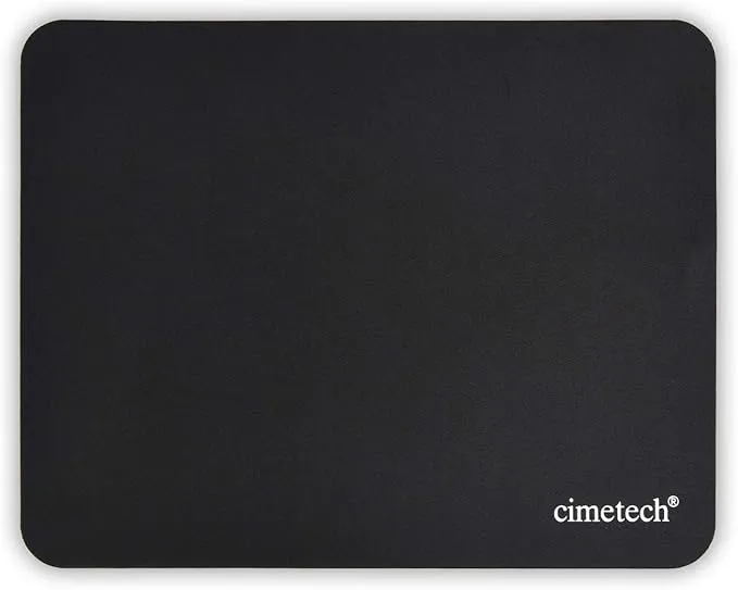Cimetech Alfombrilla Ratón Fibra Extrafina Antideslizante 23x18cm