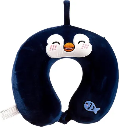 Cojín de Viaje Viscoelástico Relaxeazzz - Nico Pingüino