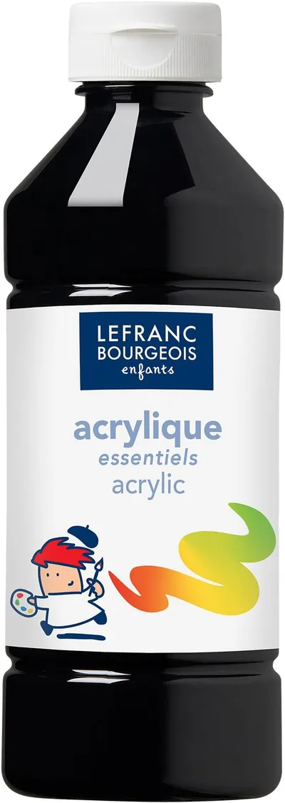 Lefranc & Bourgeois Pintura Acrílica Líquida 500 ml Negro
