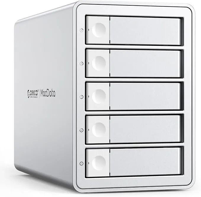 ORICO Raid Caja de Aluminio para 5 BahÃas SATA HDD/SSD