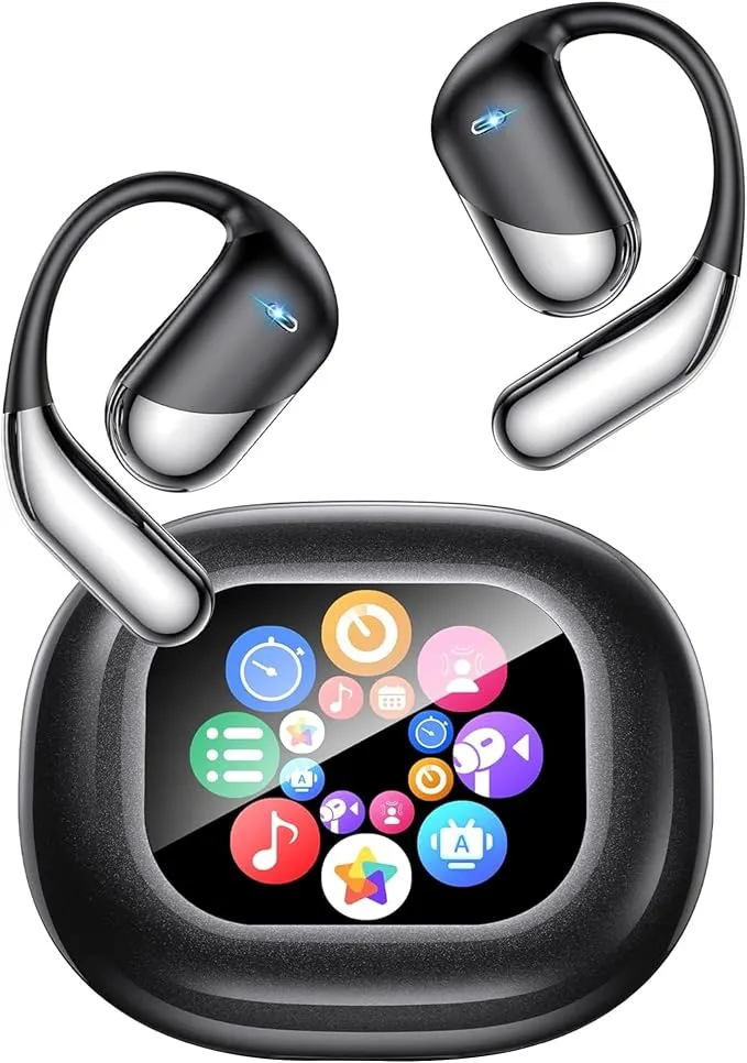 AI Auriculares Traductor en Tiempo Real con Pantalla LCD