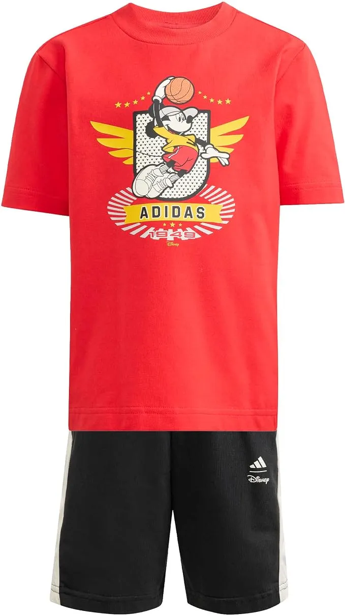 Conjunto Camiseta adidas x Disney Mickey Mouse para Niños