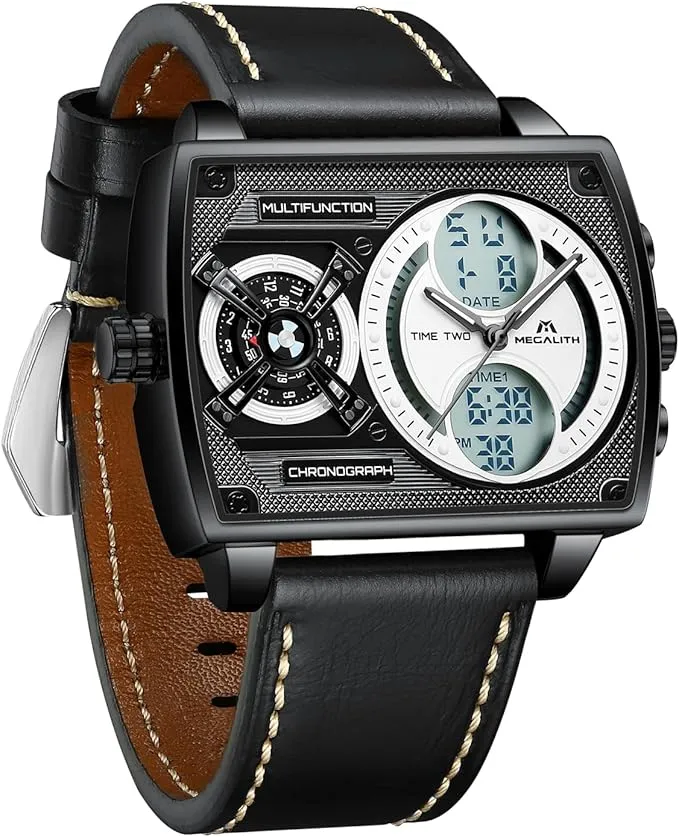 MEGALITH Reloj Hombre Grande Deportivo