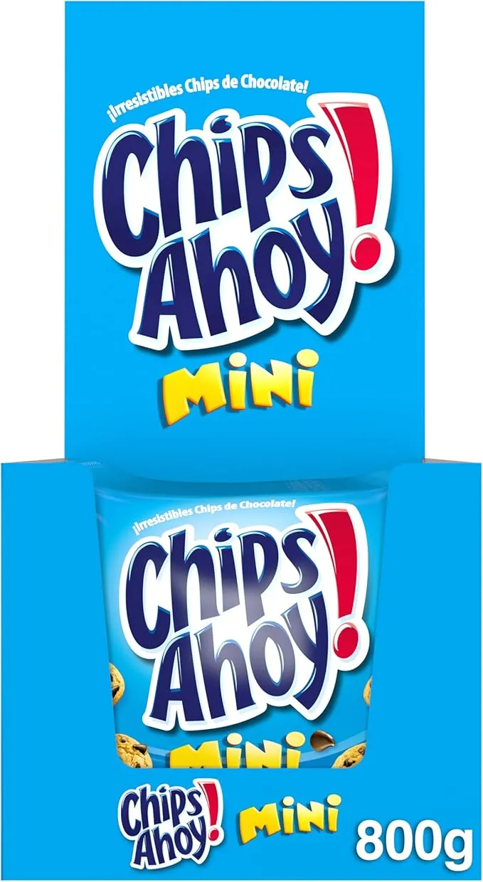 Chips Ahoy Mini Galletas Cookies con Pepitas de Chocolate, Pack de 20 Bolsitas de 40 g