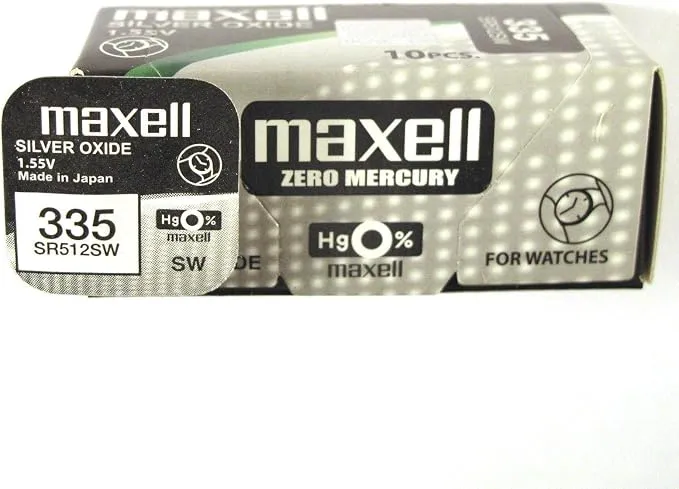 Pilas para relojes Maxel335 con calendario