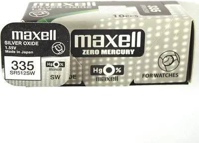 Pilas para relojes Maxel335 con calendario