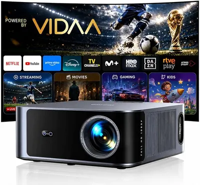 Proyector 4K con Alto Brillo 2000 ANSI y Sonido Dolby Audio