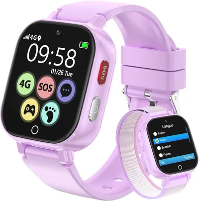 Reloj Inteligente Infantil 4G con GPS y Videollamadas