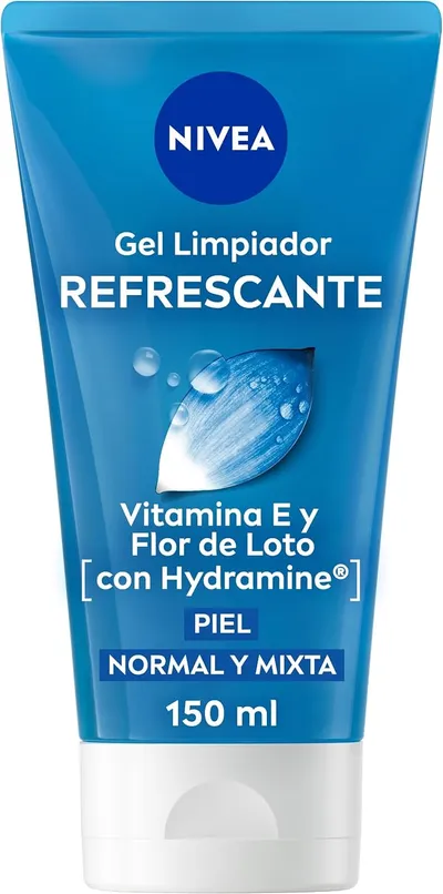 NIVEA Gel Limpiador Facial Refrescante con Flor de Loto y Vitamina E
