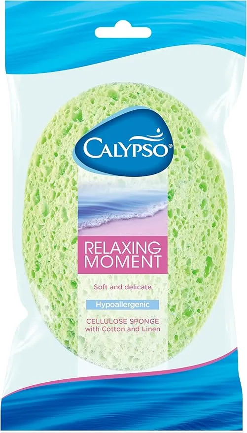 Calypso Body Emotion Esponja Vegetal con Algodón y Lino