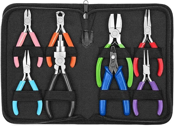 Alicates de 8Pcs Herramientas de Alicates para la Fabricación de