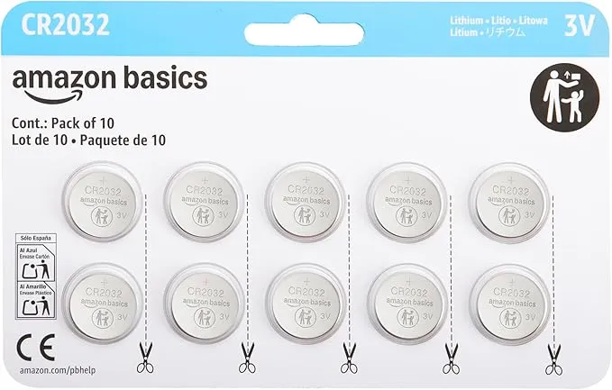 Pilas CR2032 Amazon Basics