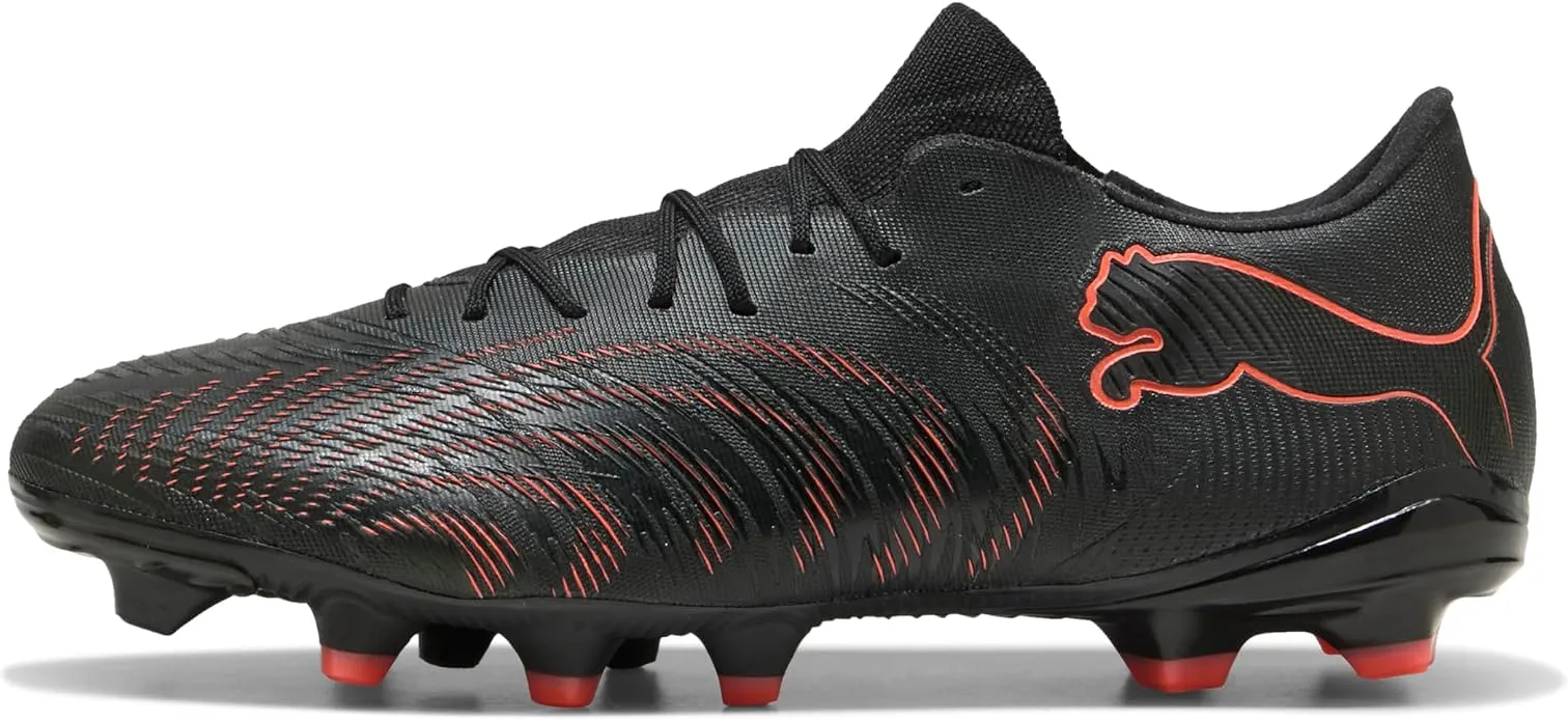 PUMA Future 9 Match Fusion FG/AG Botines Fútbol Unisex Negro/Rojo Talla 42