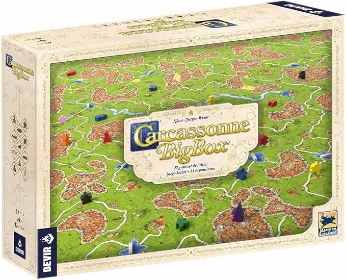 Carcassonne Big Box Devir - Edición Ampliada con Expansiones