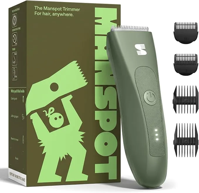 MANSPOT Afeitadora Corporal Hombre Hipoalergénica IPX7 Impermeable