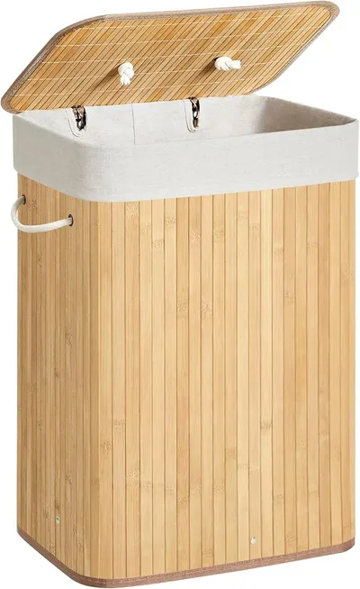 SONGMICS Cesto de Ropa Sucia Plegable LCB10Y