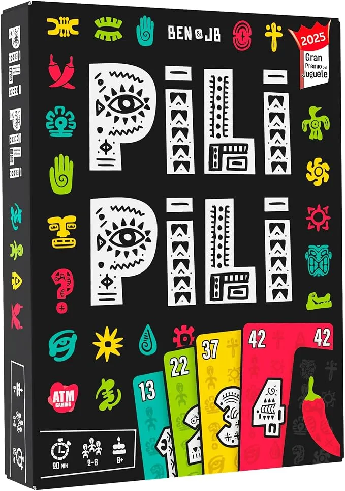 PILI PILI - Juego de Mesa Rápido y Estratégico para Familia y Amigos