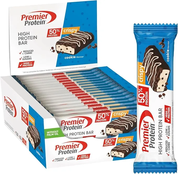 Premier Protein Bar Crispy Cookie - Pack 16 Unidades