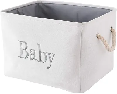 Cesto de almacenamiento para bebé, cesta de almacenamiento plegable Kallax, caja de tela, cesta grande para bebé para habitación infantil
