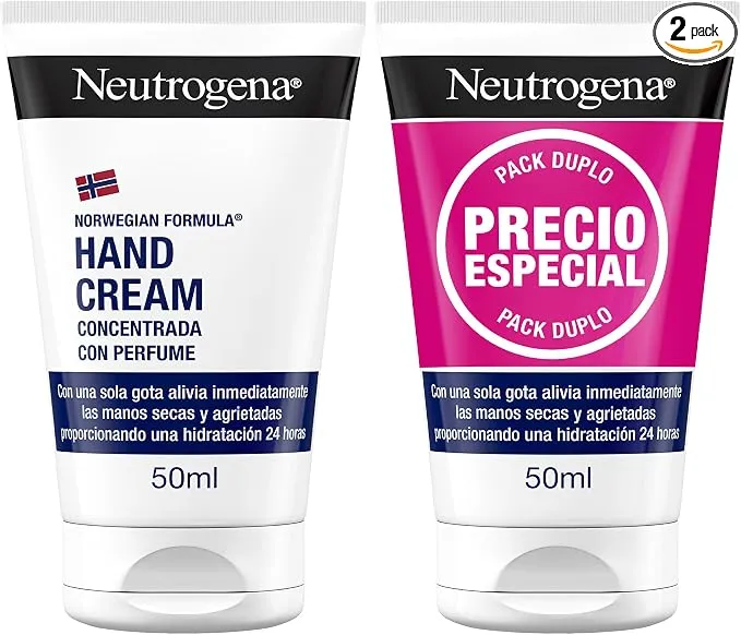 Crema de Manos Neutrogena Fórmula Noruega Concentrada con Perfume (Pack Doble)