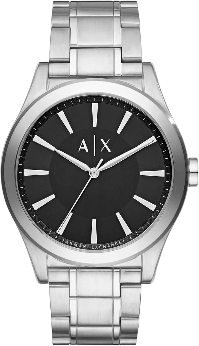 Reloj Armani Exchange para Hombre con Correa de Acero Plateado