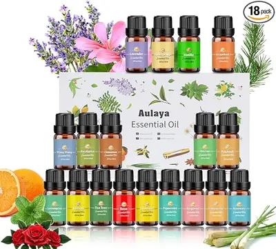 Set de aceites esenciales variados para humidificador