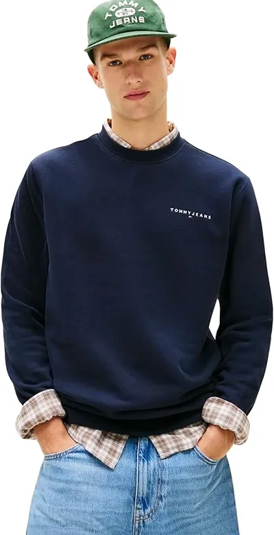 Sudadera Tommy Jeans TJM Reg Linear Crew Ext