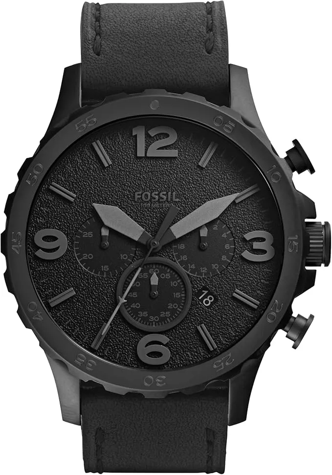 Fossil Cinturones de Piel con Hebilla marrón para Hombre