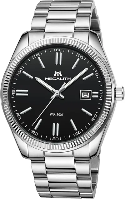 MEGALITH Reloj Hombre Acero Negocios
