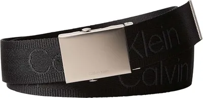 Calvin Klein Cinturón Hombre Logo Webbing Plaque 3,8 cm