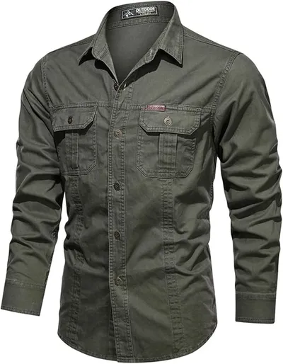 PADOLA Camisas Hombre Manga Larga