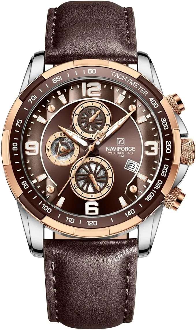 Naviforce Reloj Deportivo analógico de Cuarzo para Hombre
