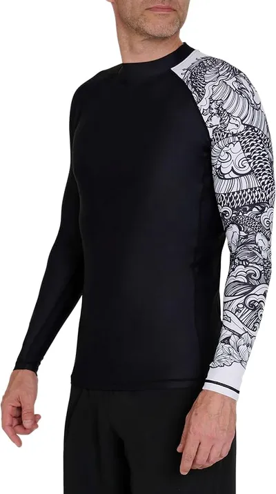 Camiseta de Manga Larga Hombre, protección contra erupciones