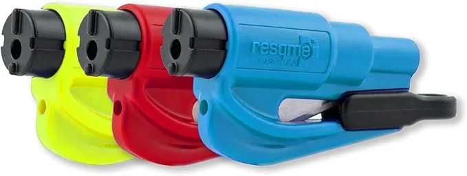 Resqme Llavero Herramienta de Escape de Emergencia para Coche (3 Unidades)