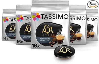 Tassimo Cápsulas de Café L'OR Espresso Fortissimo