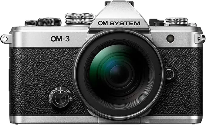OM SYSTEM OM-5 Cámara Micro Cuatro Tercios Plateada con Lente 12-45mm f4