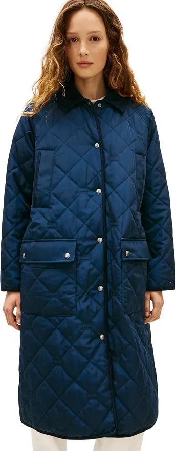 Tommy Hilfiger Abrigo acolchado Mujer Padded Quilted Oversized Fit