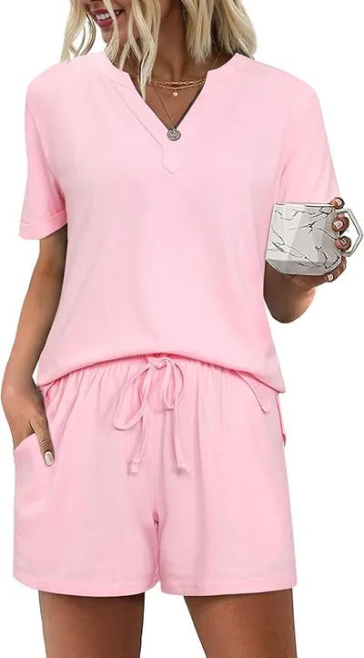 Conjunto de pijama corto Bresdk para mujer