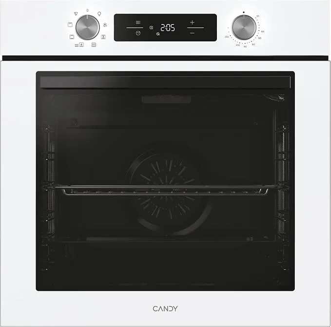 Horno Multifunción Candy Bake 600 CA6 N3T1HTW 78L Blanco con App hOn y Limpieza Hidrolítica