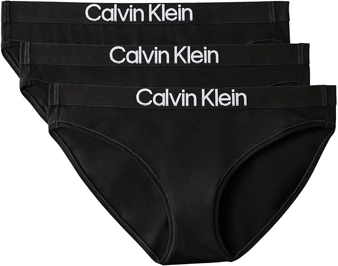 Pack 3 Bikinis Calvin Klein Mujer Negro Talla M