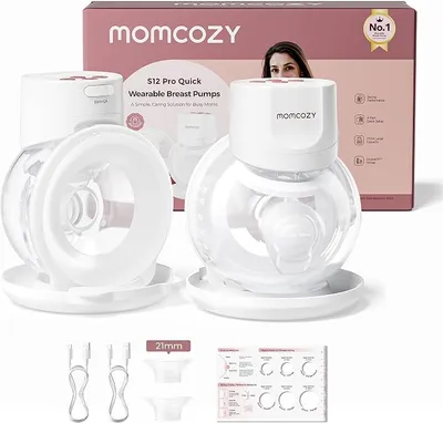 Momcozy S12 Pro Sacaleches Eléctrico con Doble Brida y Pantalla LED