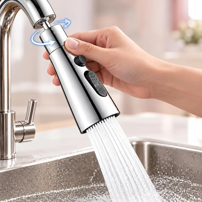Extensor de Grifo de Cocina 360° con 3 Modos de Agua
