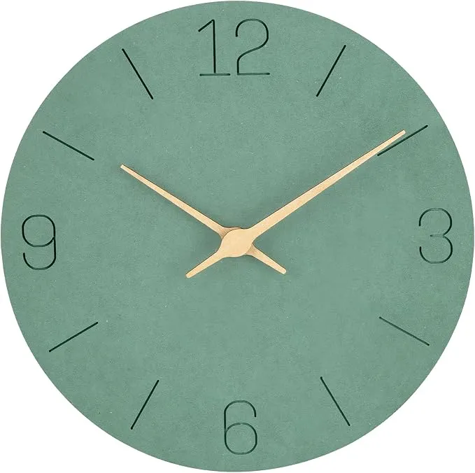 Reloj de Pared Grande y Silencioso con Números Visibles