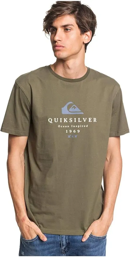 Quiksilver - First Fire Camiseta para Adulto, Kalamata, M