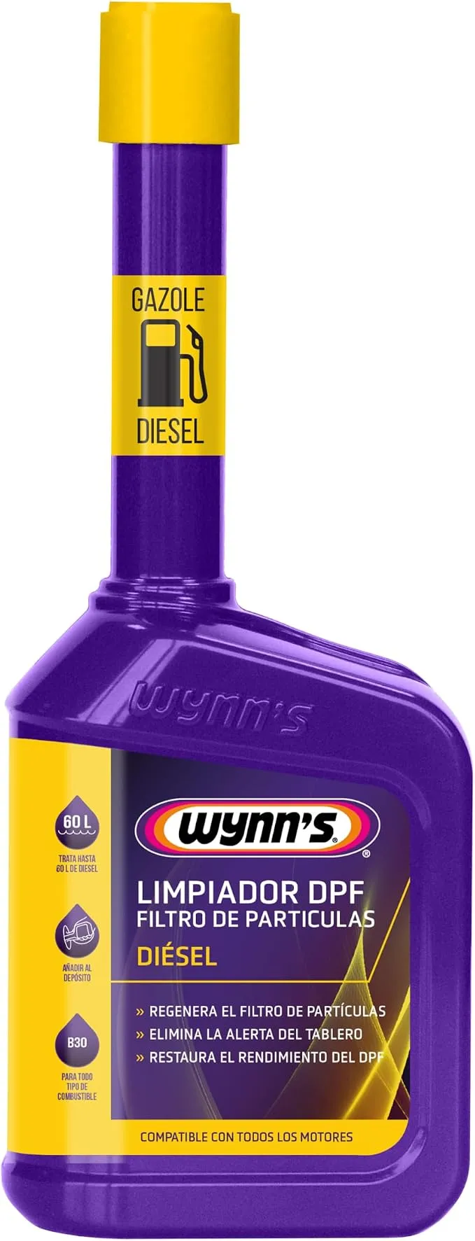 Wynn's Limpiador Filtro Partículas Diésel 325ml - Motor como Nuevo y Ahorro Combustible
