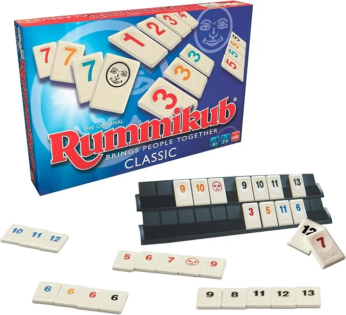 Bizak Rummikub Original - Juego de Mesa Estratégico para Toda la Familia