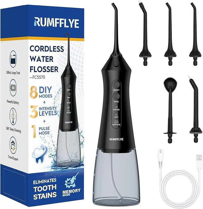 RUMFFLYE Irrigador Dental Portátil