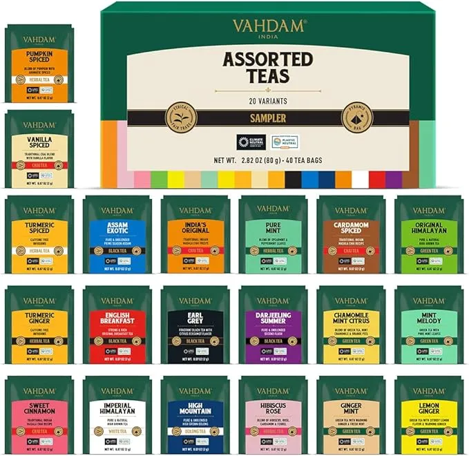 VAHDAM Caja De Regalo Surtida De Té